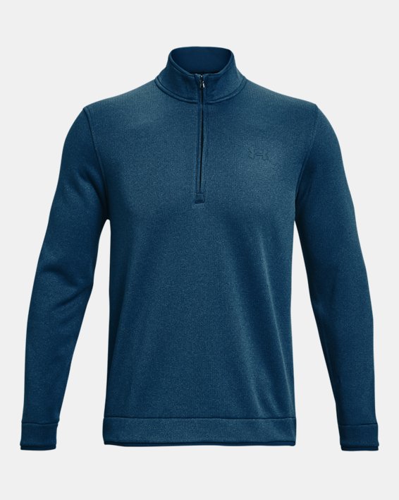 Maillot UA Storm SweaterFleece ½ Zip pour hommes, Blue, pdpMainDesktop image number 5
